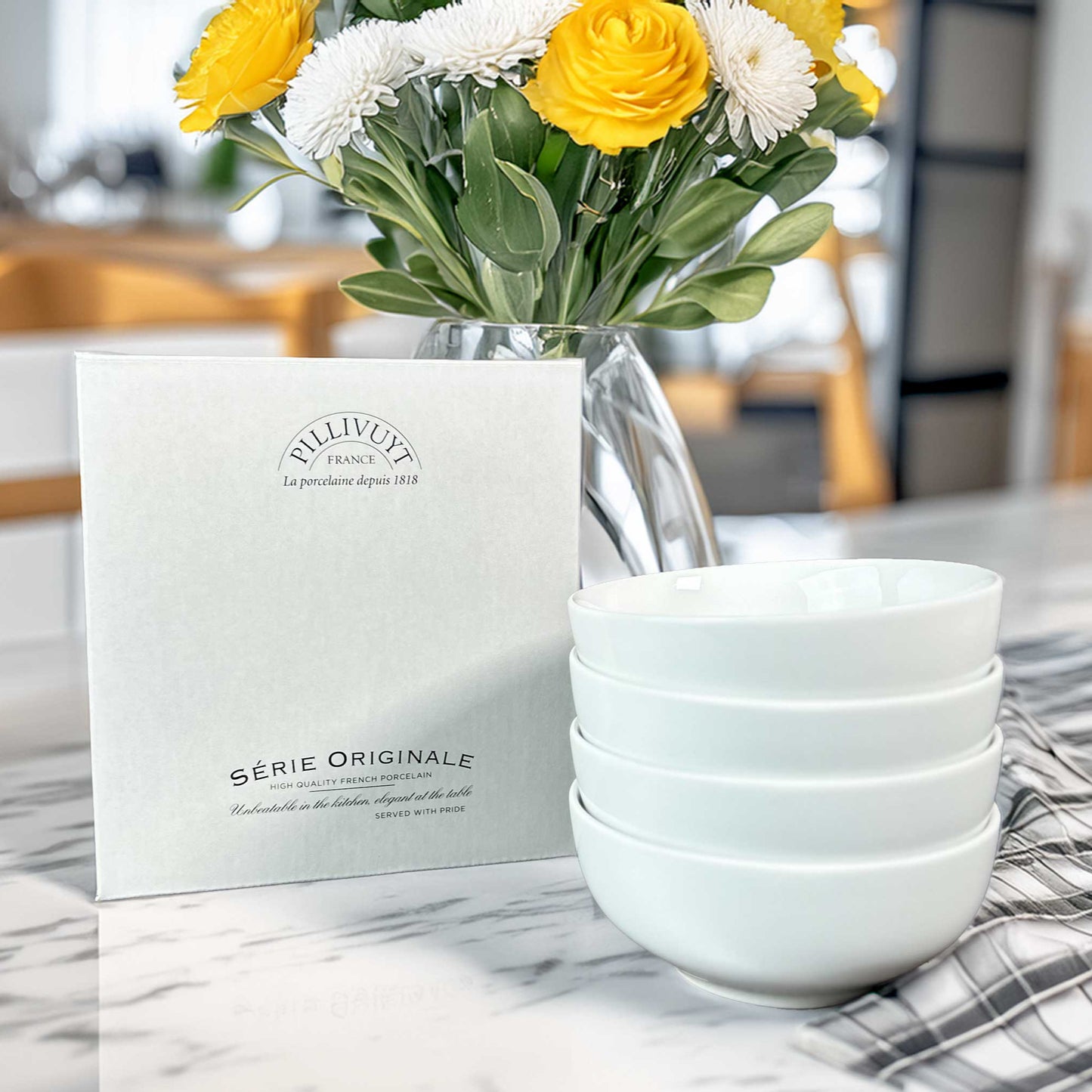 Coffret de 4 bols saladiers Sancerre *