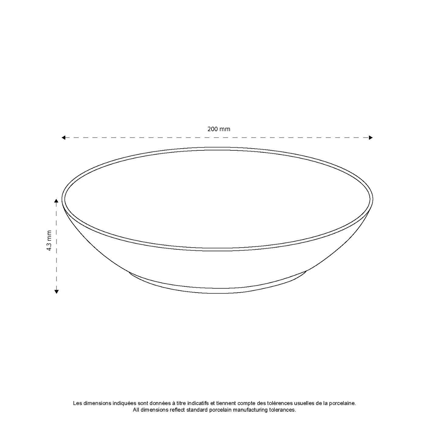 Assiette calotte Louna Cécil *