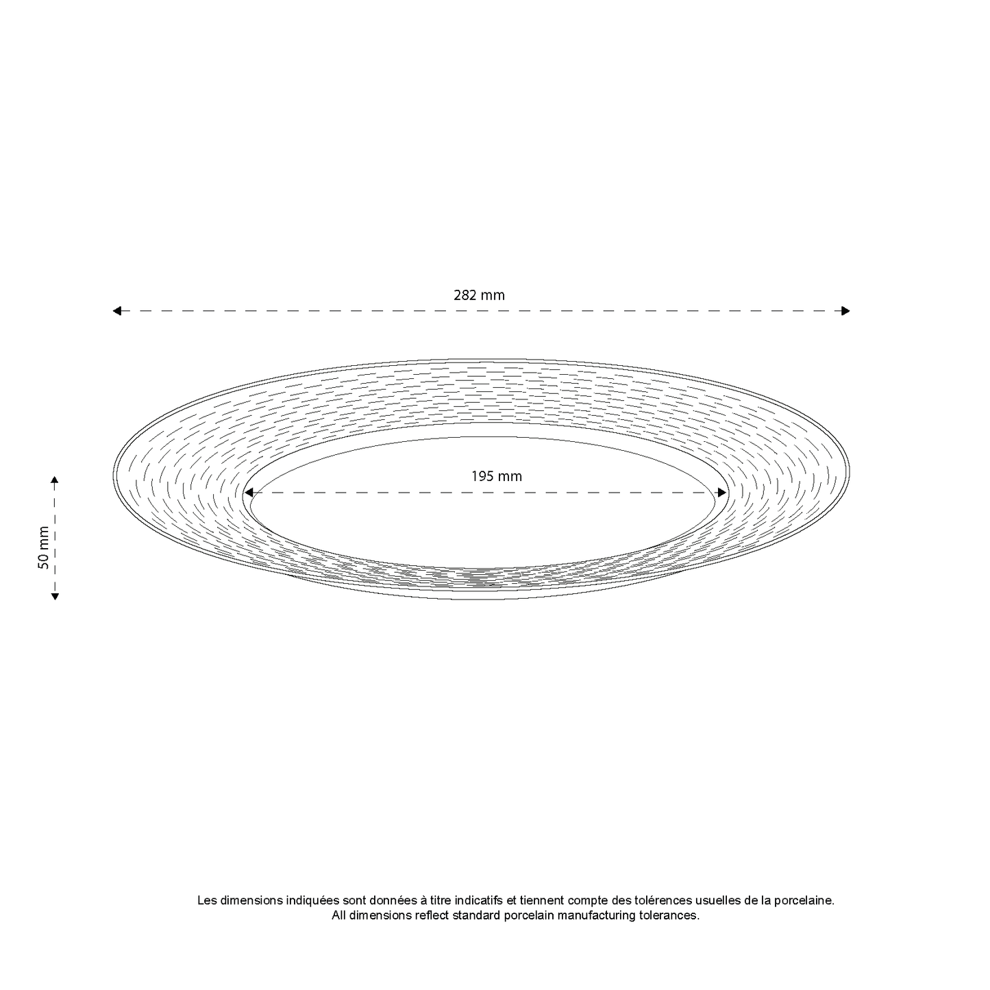 Assiette plate Basket *