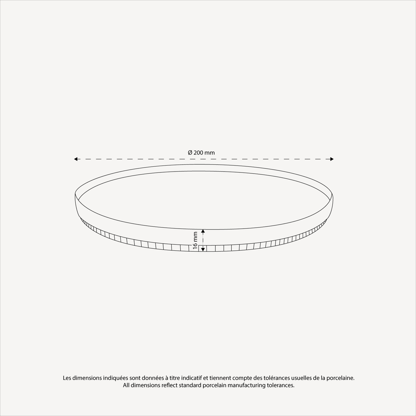 Assiette plate Toulouse *
