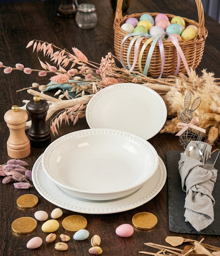 Assiette calotte Beaded *