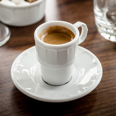 Tasse café et soucoupe Montmatre 1900 