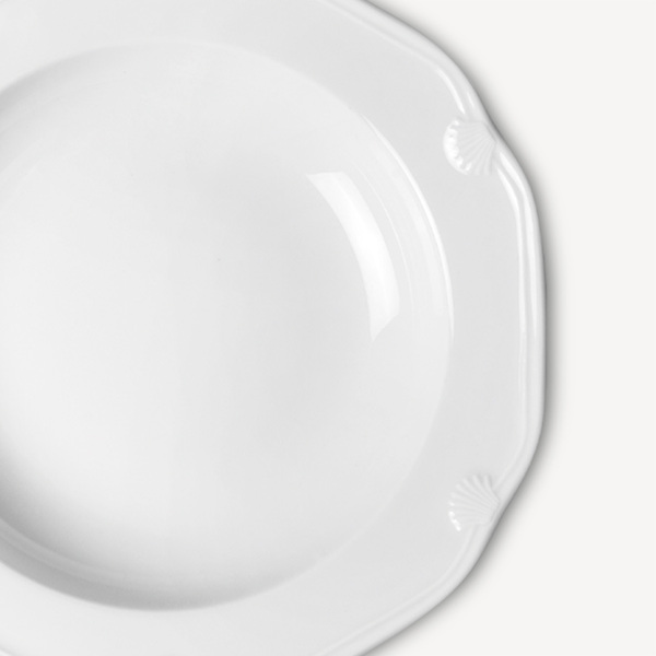 Assiette creuse en porcelaine style français -par 4